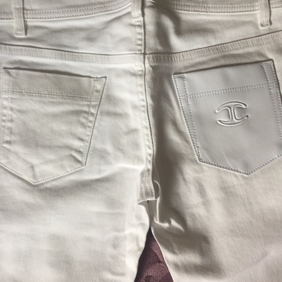 Just Cavalli White Straight Leg Jeans - Picture 3 of 6